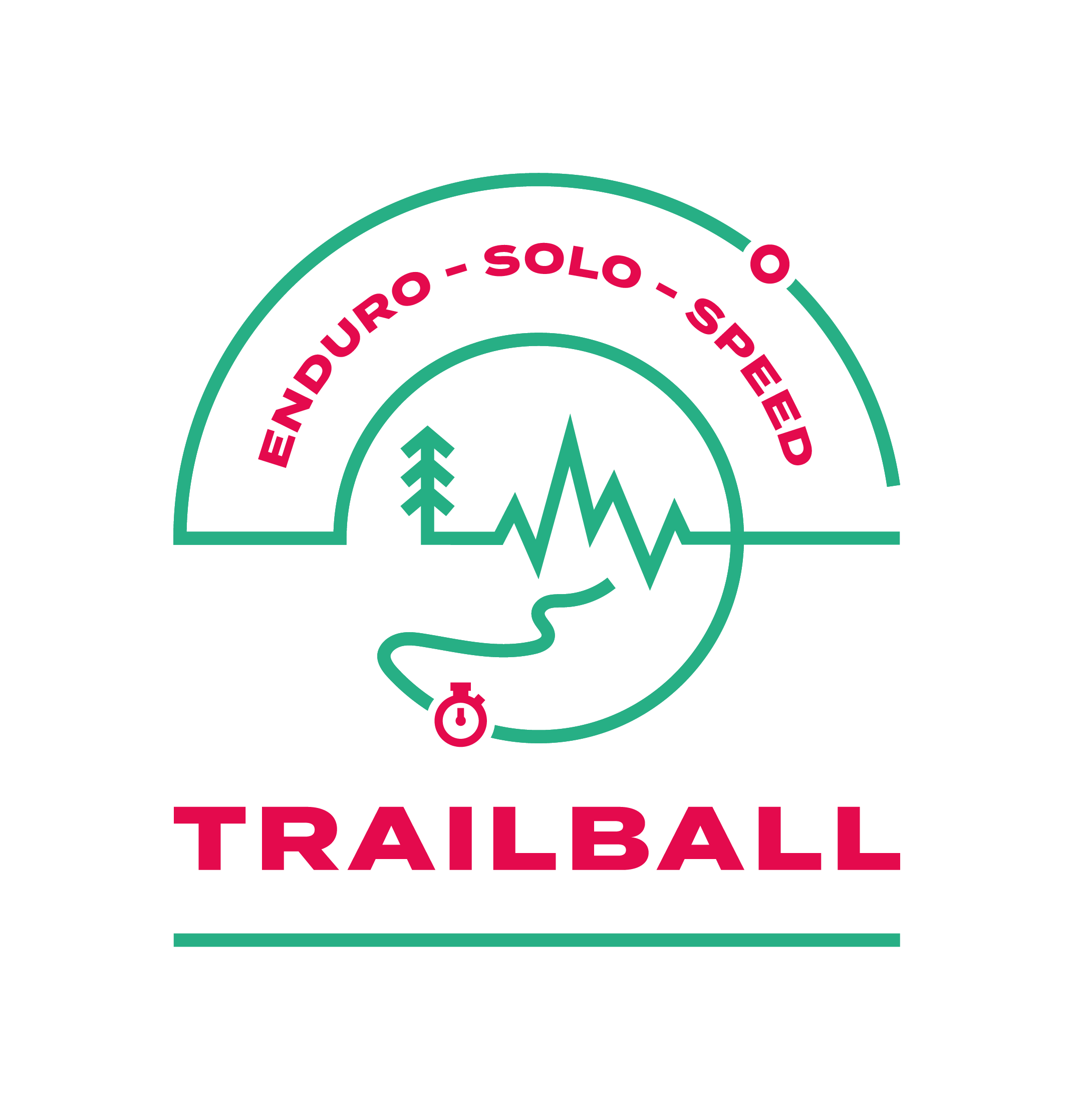 Logo TRAILBALL Enduro - Déclinaison Speed et Solo